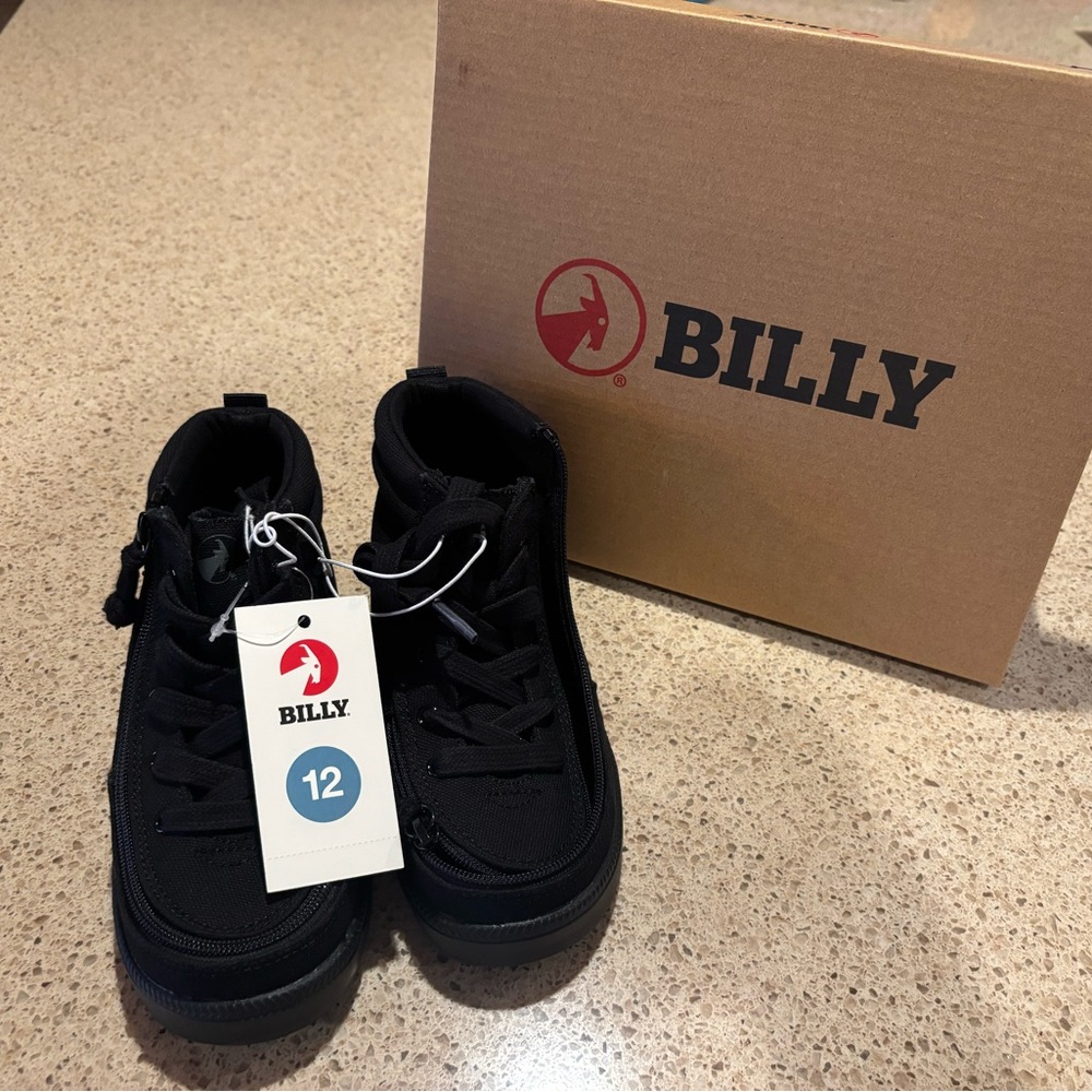 Billy Kids High-Top Sneakers - Black
